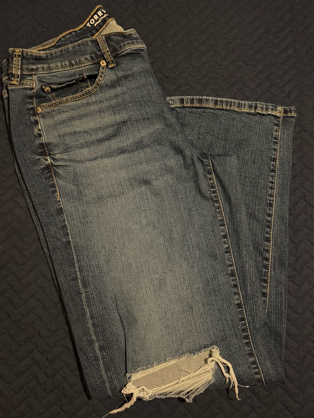 torrid Women's Dark Wash Wide leg Jeans